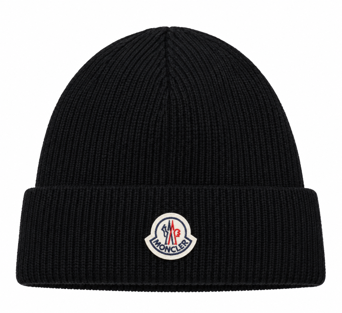 Moclear Patch Ribbed Beanie