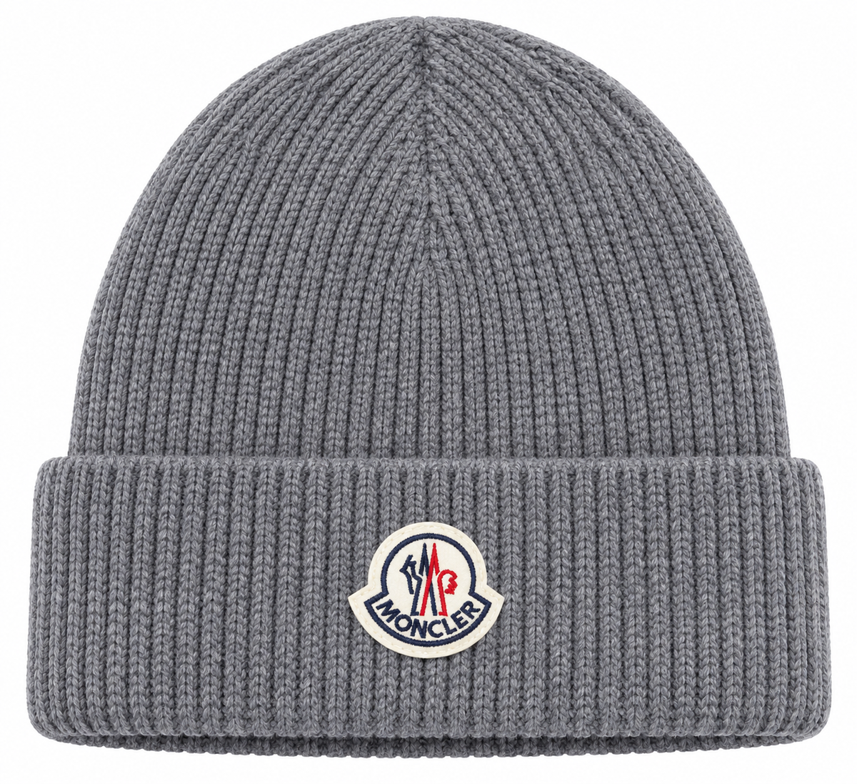 Moclear Patch Ribbed Beanie