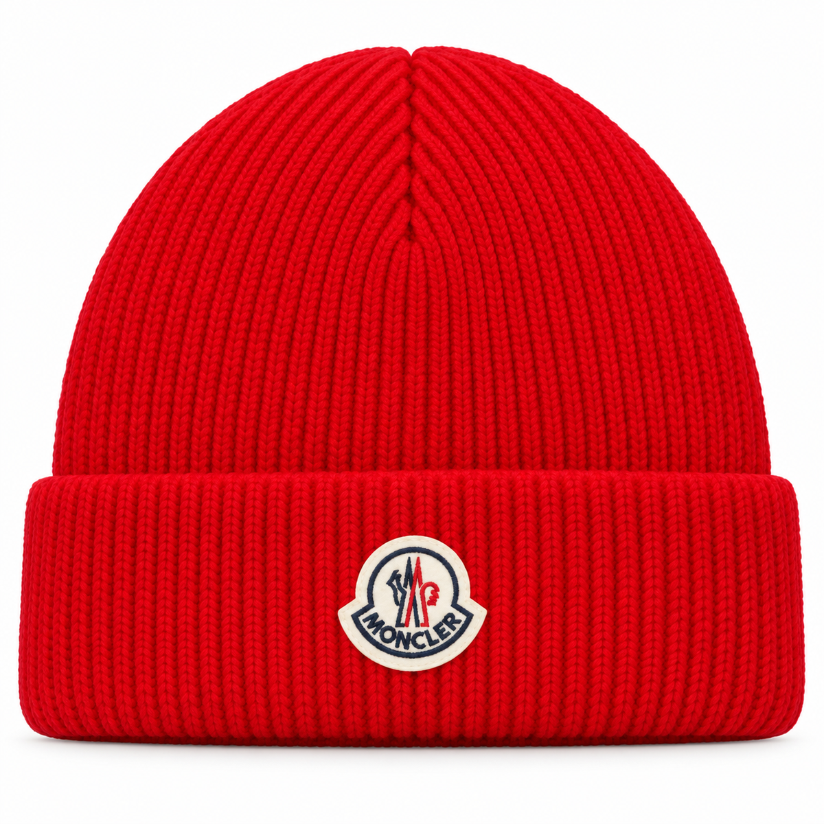 Moclear Patch Ribbed Beanie