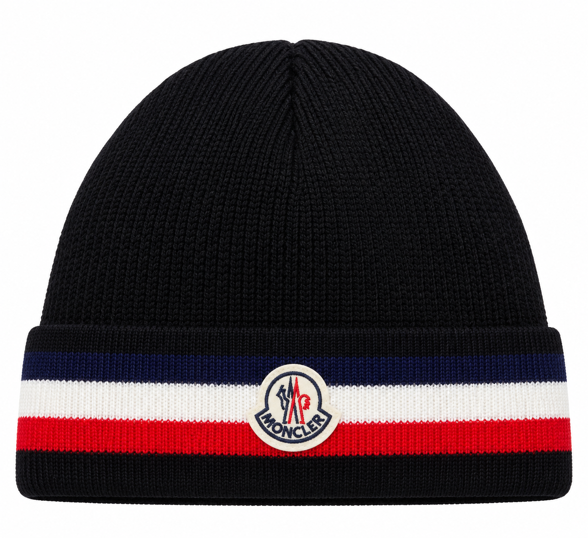 Moclear Patch Ribbed Beanie