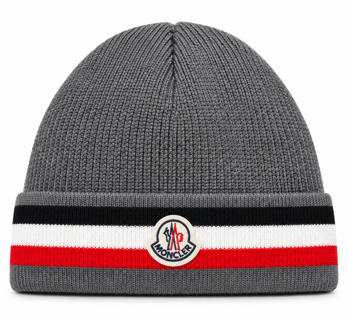 Moclear Patch Ribbed Beanie