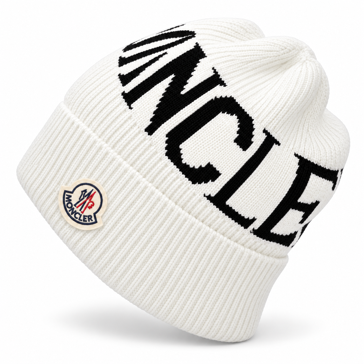 Moclear Patch Ribbed Beanie
