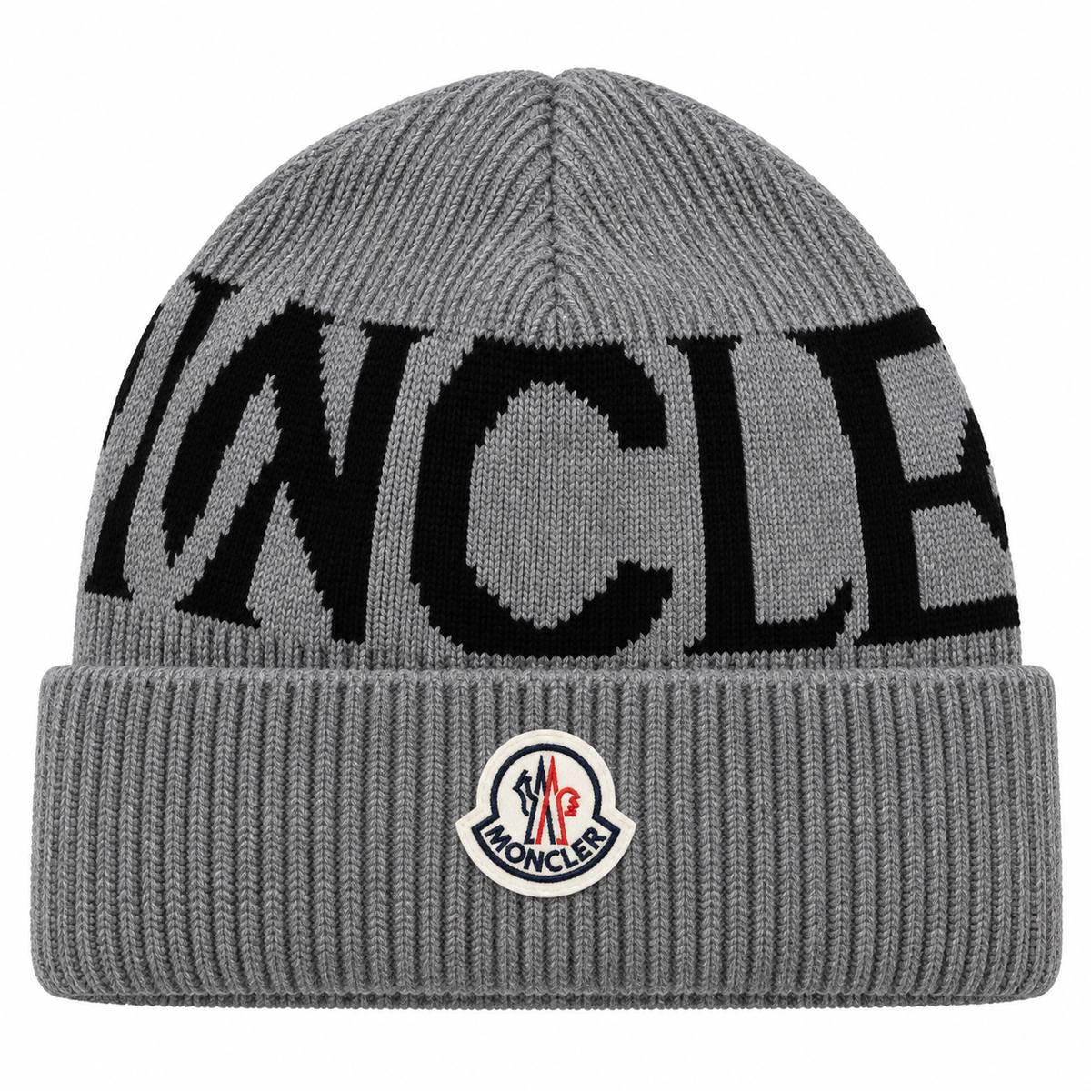 Moclear Patch Ribbed Beanie