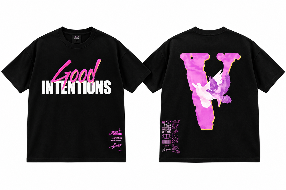 Oversized Graphic T-Shirt with Back Print