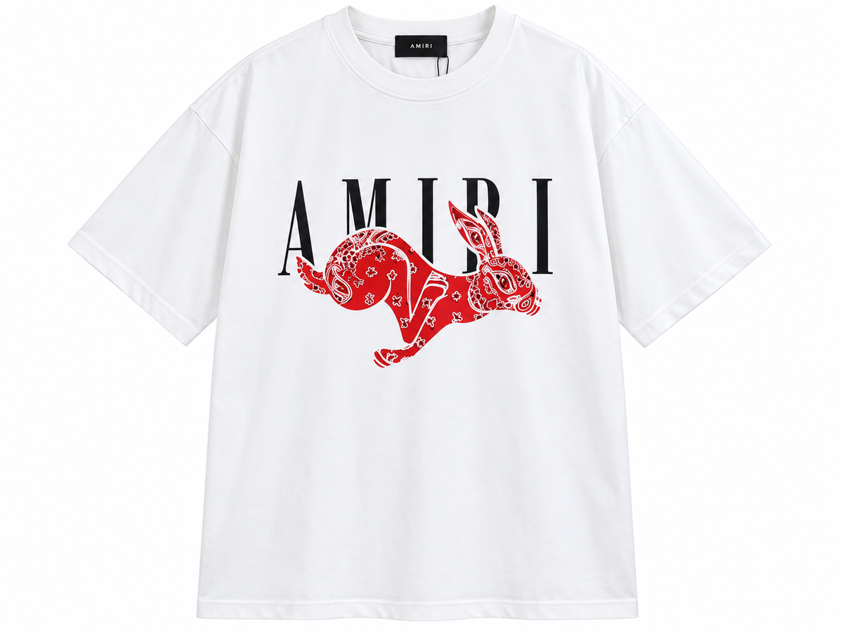 AMIRI T-Shirt with Paint Drip Print