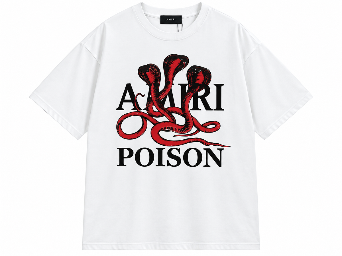 AMIRI T-Shirt with Paint Drip Print