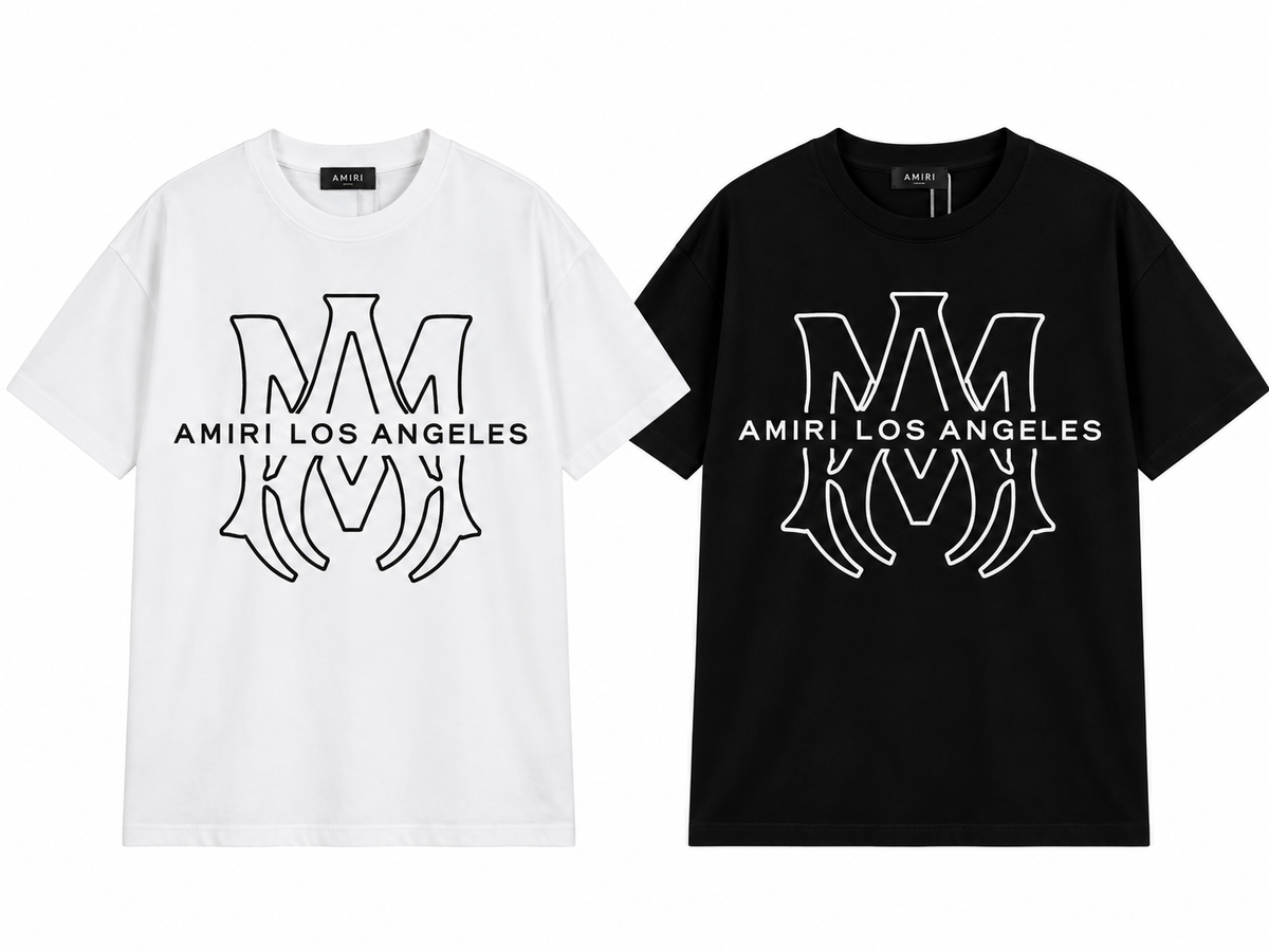 AMIRI T-Shirt with Paint Drip Print