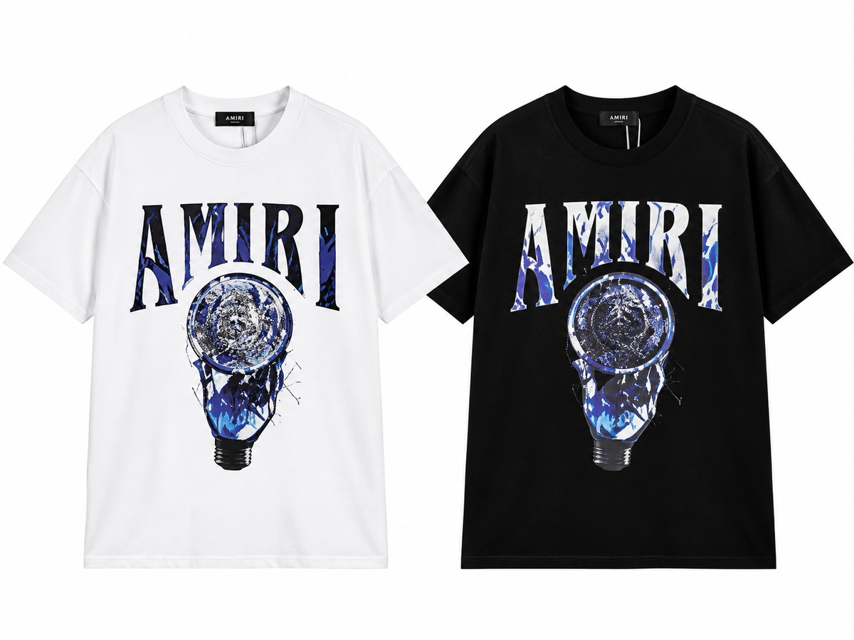 AMIRI T-Shirt with Paint Drip Print